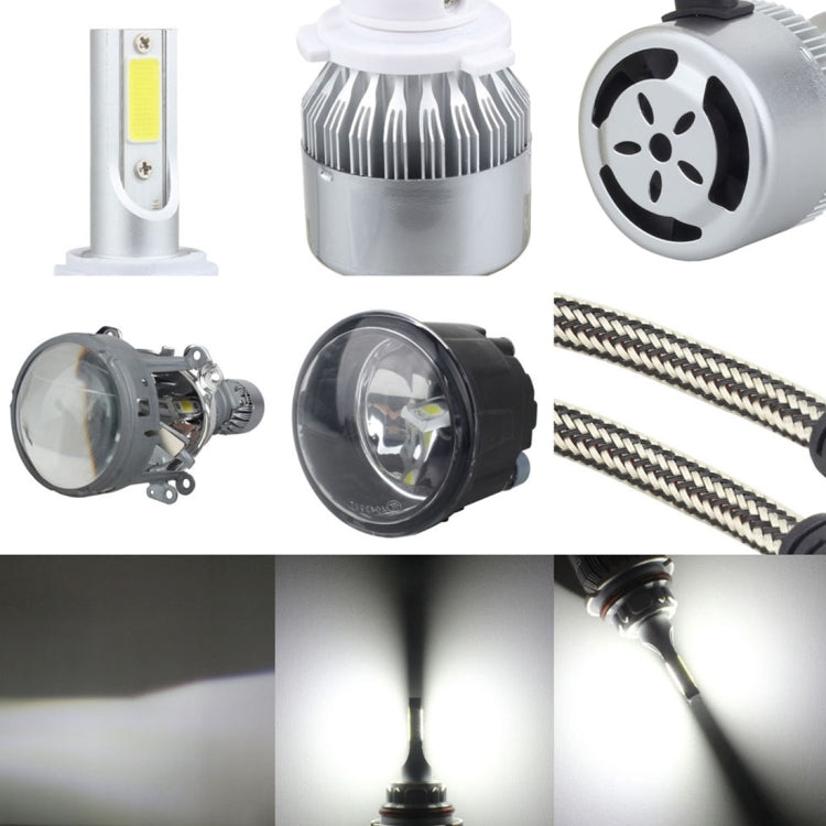 2 PCS  H13 18W 1800 LM 6000K IP68 Canbus Constant Current Car LED Headlight with 2 COB Lamps, DC 9-36V(White Light) - LED Headlamps by PMC TechLife | Online Shopping South Africa | PMC TechLife | Buy Now Pay Later Mobicred