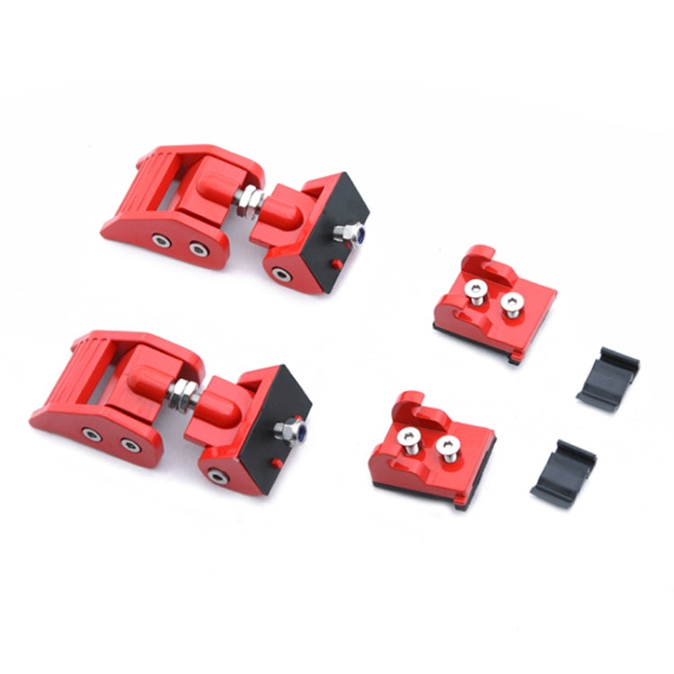 2 PCS Car Latch Locking Catch Buckle Engine Cover for Jeep Wrangler JK 2007-2017(Red) - Locks & Hasps by PMC TechLife | Online Shopping South Africa | PMC TechLife | Buy Now Pay Later Mobicred