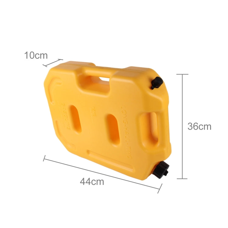 Gasoline Fuel Tanks Plastic 2.6 Gallon 10 Litres Auto Shut Off Fuel Cans Oil Container Emergency Backup(Yellow) - oil tank tubes & oil pumps by PMC TechLife | Online Shopping South Africa | PMC TechLife | Buy Now Pay Later Mobicred