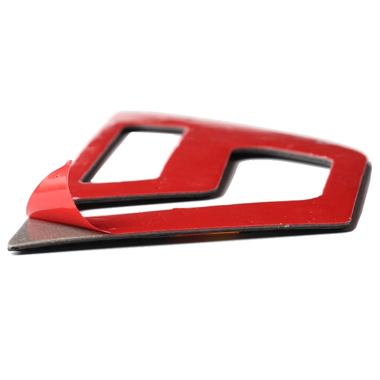2 PCS German Flag Car Carbon Fiber Right Drive Seat Adjustment Panel Decorative Sticker for Mercedes-Benz W204 2007-2013 - Car Interior Mouldings by PMC Jewellery | Online Shopping South Africa | PMC Jewellery | Buy Now Pay Later Mobicred