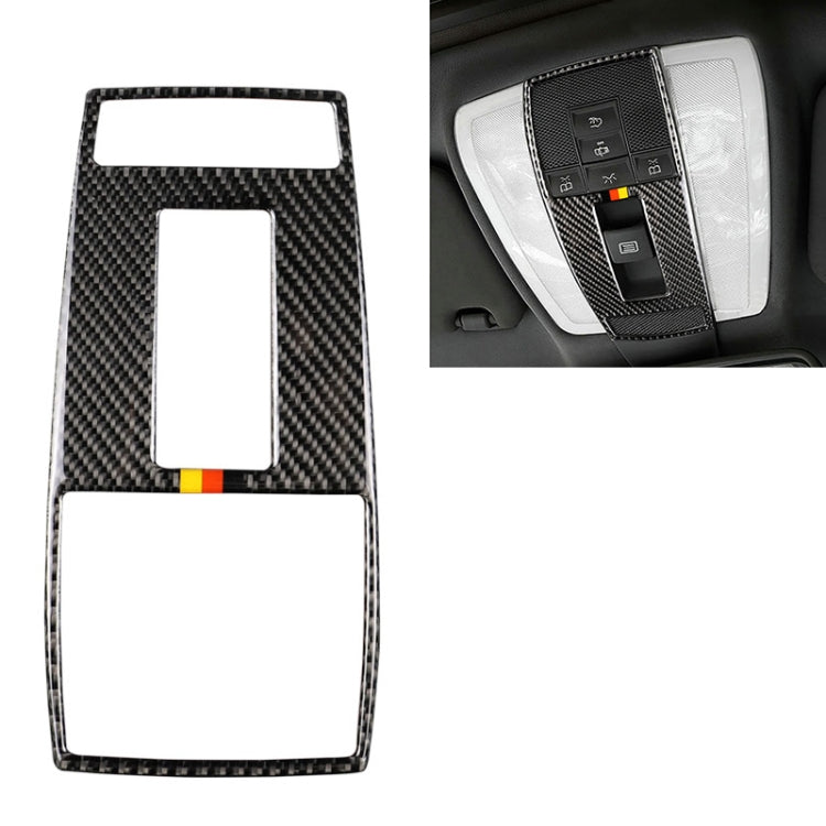 Car German Flag Carbon Fiber Reading Lamp Frame Decorative Sticker for Mercedes-Benz W204 2007-2013 / W212 2010-2012 - Car Interior Mouldings by PMC Jewellery | Online Shopping South Africa | PMC Jewellery | Buy Now Pay Later Mobicred