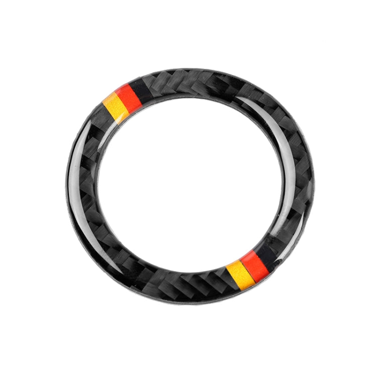 Car German Flag Carbon Fiber Air Outlet Ring + Intermediate Air Outlet + Side Air Outlet Panel Decorative Sticker for Mercedes-Benz W204 207-2010 - Car Interior Mouldings by PMC TechLife | Online Shopping South Africa | PMC TechLife | Buy Now Pay Later Mobicred