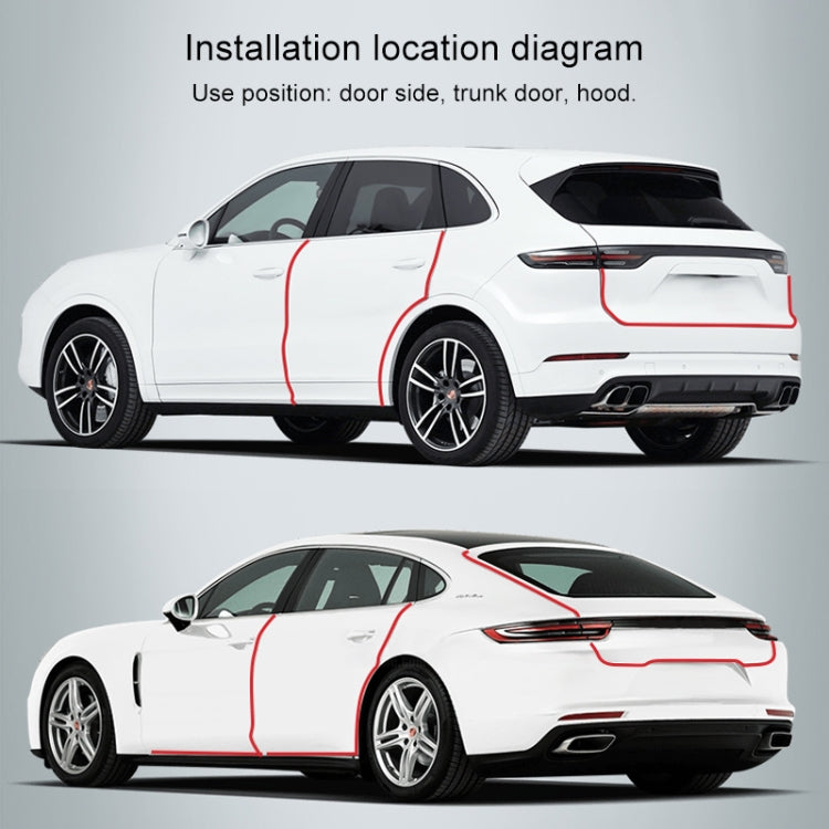Universal Car Door Invisible Anti-collision Strip Protection Guards Trims Stickers Tape, Size: 10cm x 10m - Anti Collision Sticker by PMC Jewellery | Online Shopping South Africa | PMC Jewellery | Buy Now Pay Later Mobicred