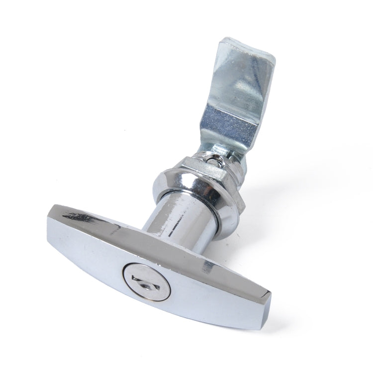 T Shape Handle Paddle Entry Door Latch & Keys Tool Box Lock for Trailer / Yacht / Truck (Silver) - Locks & Hasps by PMC TechLife | Online Shopping South Africa | PMC TechLife | Buy Now Pay Later Mobicred