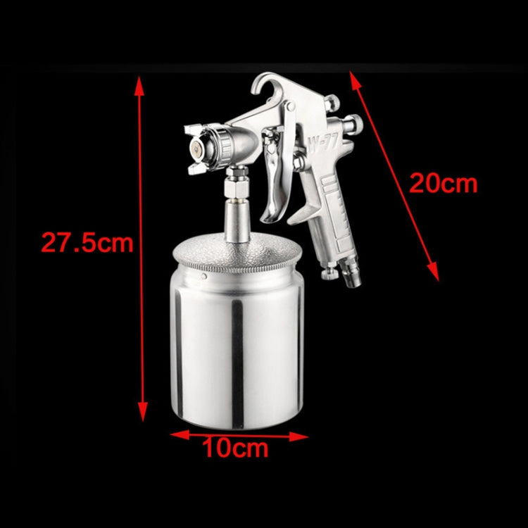 W-77 Paint Spray Gun Sprayer lower Pot Pneumatic Tool for Home Car, Hole diameter: 3mm - Others by PMC TechLife | Online Shopping South Africa | PMC TechLife | Buy Now Pay Later Mobicred