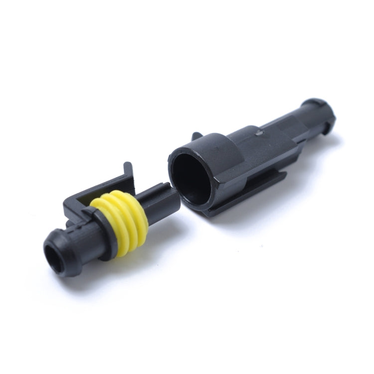 10 Sets 1 Pin Way Sealed Waterproof Electrical Wire Connector Plug Terminal Car Auto Set - Booster Cable & Clip by PMC TechLife | Online Shopping South Africa | PMC TechLife | Buy Now Pay Later Mobicred