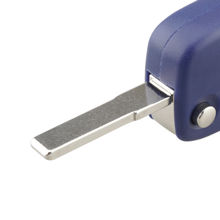 For FIAT Car Keys Replacement 3 Buttons Car Key Case with Side Battery Holder (Blue) - Car Key Cases by PMC TechLife | Online Shopping South Africa | PMC TechLife
