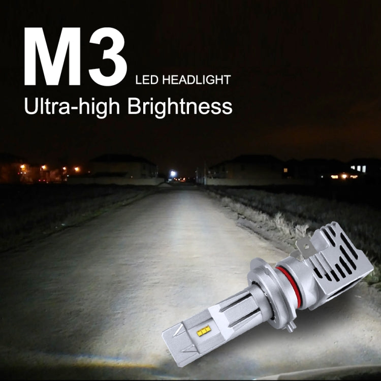 2 PCS M3 H7 DC9-32V / 17W / 6500K / 2000LM IP68 Car LED Headlight Lamps(Cool White) - LED Headlamps by PMC TechLife | Online Shopping South Africa | PMC TechLife | Buy Now Pay Later Mobicred