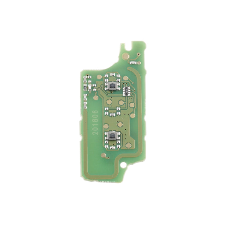 For PEUGEOT 2 Buttons Intelligent Remote Control Car Key with Integrated Chip & Battery & Holder, without Grooved, Frequency: 433MHz - Remote Car Key by PMC TechLife | Online Shopping South Africa | PMC TechLife | Buy Now Pay Later Mobicred