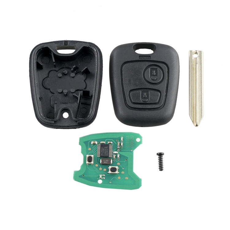 For Citroen Saxo / Picasso / Xsara / Berlingo 2 Buttons Intelligent Remote Control Car Key with Integrated Chip & Battery, Frequency: 433MHz - Remote Car Key by PMC TechLife | Online Shopping South Africa | PMC TechLife | Buy Now Pay Later Mobicred