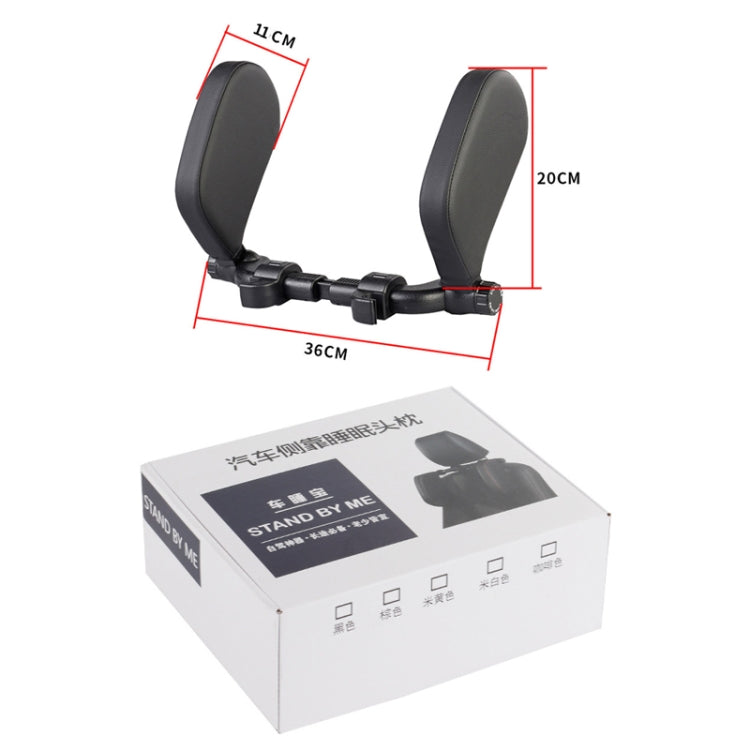 Car Seat Headrest Car Neck Pillow Sleep Side Headrest for Children and Adults (Black) - Seat Accessories by PMC TechLife | Online Shopping South Africa | PMC TechLife | Buy Now Pay Later Mobicred