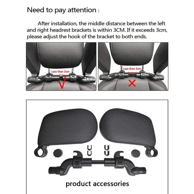 Car Seat Headrest Car Neck Pillow Sleep Side Headrest for Children and Adults (Black) - Seat Accessories by PMC TechLife | Online Shopping South Africa | PMC TechLife | Buy Now Pay Later Mobicred