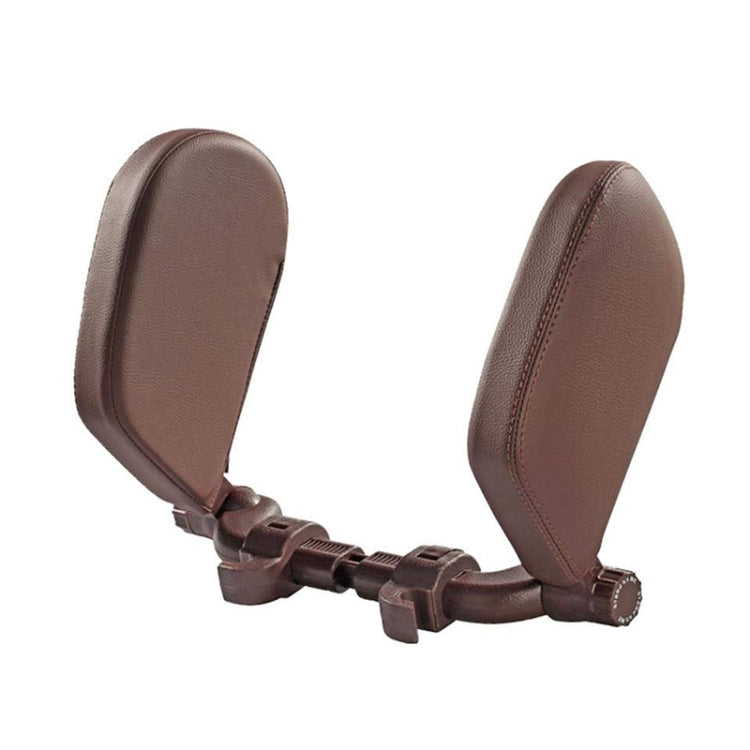 Car Seat Headrest Car Neck Pillow Sleep Side Headrest for Children and Adults (Coffee) - Seat Accessories by PMC TechLife | Online Shopping South Africa | PMC TechLife | Buy Now Pay Later Mobicred
