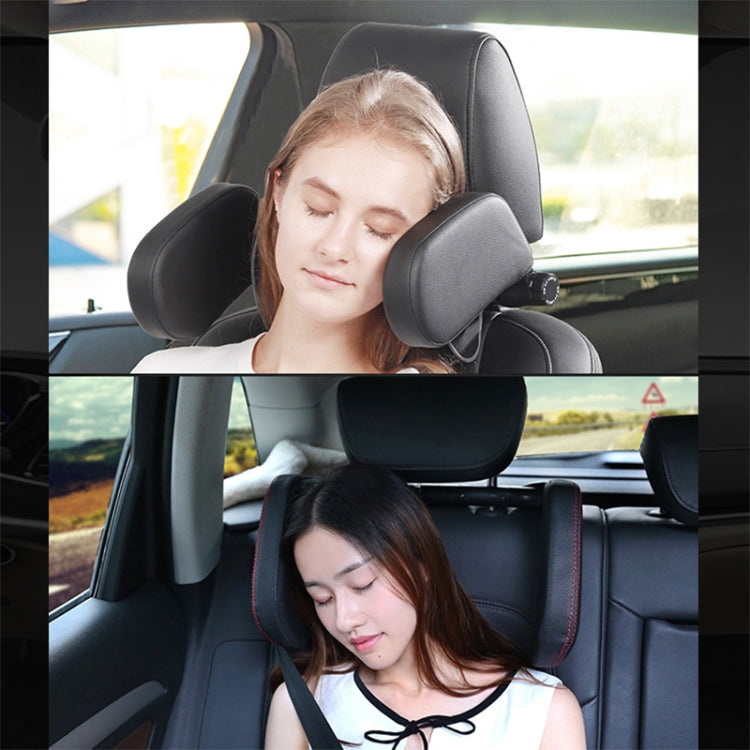 Car Seat Headrest Car Neck Pillow Sleep Side Headrest for Children and Adults (Coffee) - Seat Accessories by PMC TechLife | Online Shopping South Africa | PMC TechLife | Buy Now Pay Later Mobicred