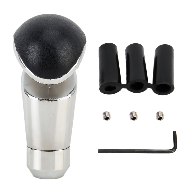 Universal Hollow Leather + Metal Car Gear Shift Knob - Shift Knob by PMC Jewellery | Online Shopping South Africa | PMC Jewellery | Buy Now Pay Later Mobicred
