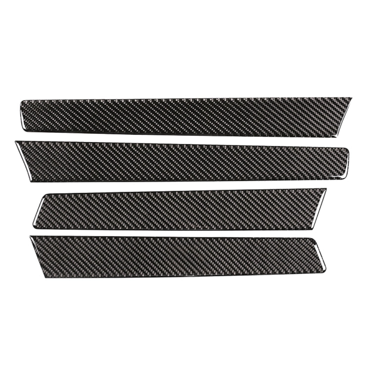 4 PCS Car Carbon Fiber Door Panel Decorative Sticker for Volkswagen Touareg 2011-2018 - Car Interior Mouldings by PMC TechLife | Online Shopping South Africa | PMC TechLife | Buy Now Pay Later Mobicred