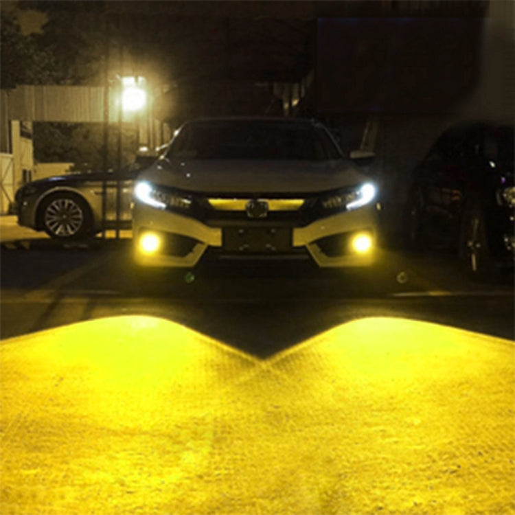 2 PCS H7 DC12V-24V / 12W / 3000K / 800LM 12LEDs SMD-3030 Car LED Fog Light (Yellow Light) - free shipping - PMC TechLife - Order now!