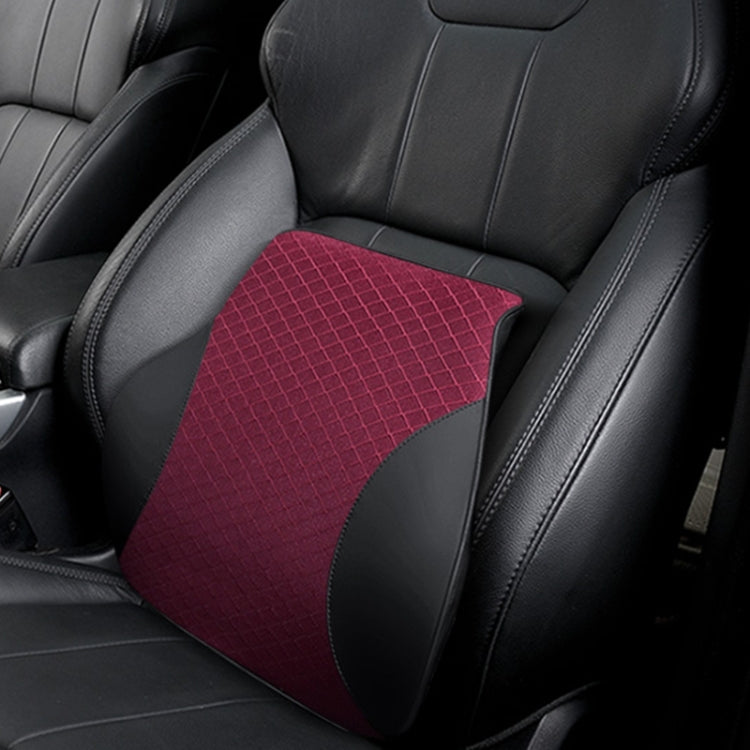 Four Seasons Breathable Memory Foam Car Lumbar Pillow Polyester Pillow (Red) - free shipping - PMC TechLife - Order now!