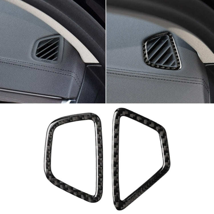 Car Carbon Fiber Instrument Air Vent Frame Decorative Sticker for BMW 5 Series G38 528Li / 530Li / 540Li 2018, Left Drive - Car Interior Mouldings by PMC TechLife | Online Shopping South Africa | PMC TechLife | Buy Now Pay Later Mobicred