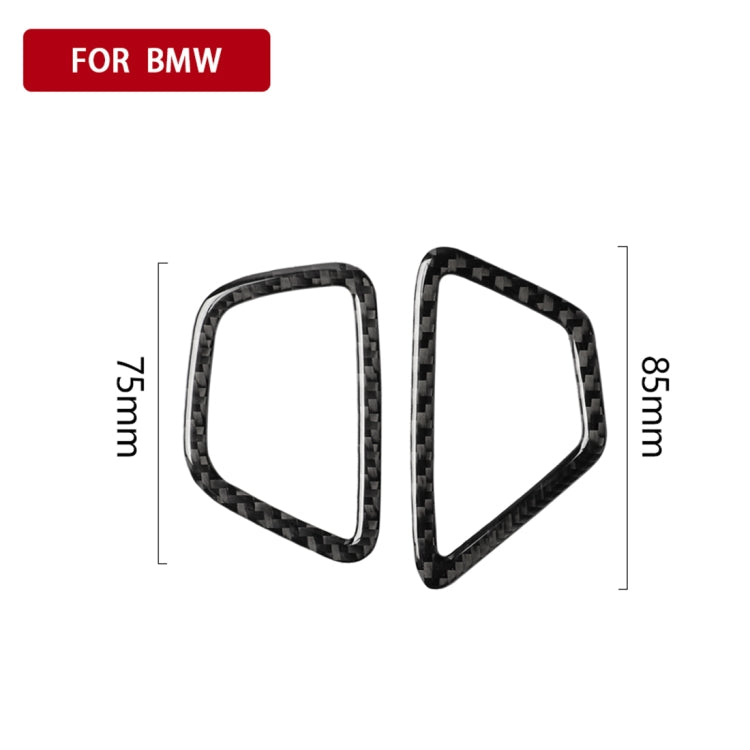 Car Carbon Fiber Instrument Air Vent Frame Decorative Sticker for BMW 5 Series G38 528Li / 530Li / 540Li 2018, Left Drive - Car Interior Mouldings by PMC TechLife | Online Shopping South Africa | PMC TechLife | Buy Now Pay Later Mobicred