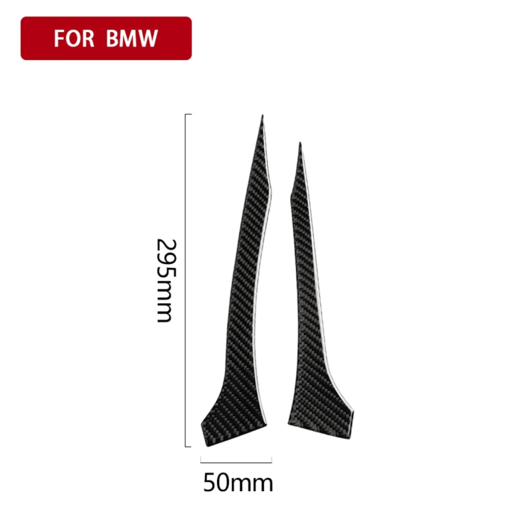 2 PCS Car Carbon Fiber Rearview Mirror Bumper Strip Decorative Sticker for BMW G30 (2018-2019) / G11 (2016-2019), Right Drive without Lens - Anti Collision Sticker by PMC TechLife | Online Shopping South Africa | PMC TechLife | Buy Now Pay Later Mobicred