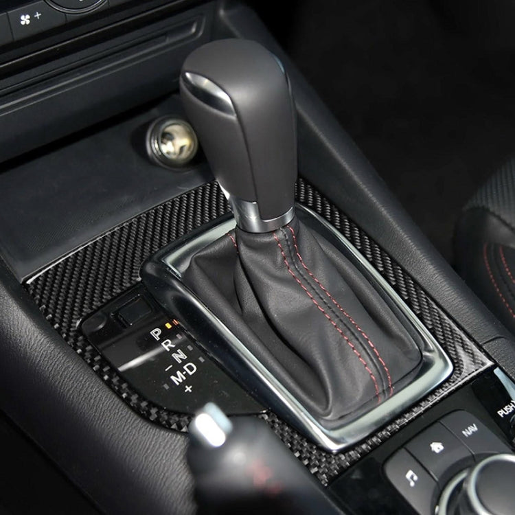 Car Carbon Fiber Left Drive Gear Frame A Decorative Sticker for Mazda Axela 2013-2016 - Car Interior Mouldings by PMC TechLife | Online Shopping South Africa | PMC TechLife | Buy Now Pay Later Mobicred
