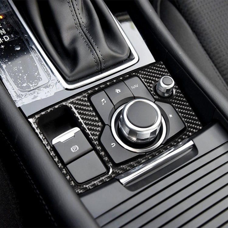 Car Carbon Fiber Left Drive Multimedia Frame B Decorative Sticker for Mazda Axela 2017-2018 - free shipping - PMC TechLife - Order now!