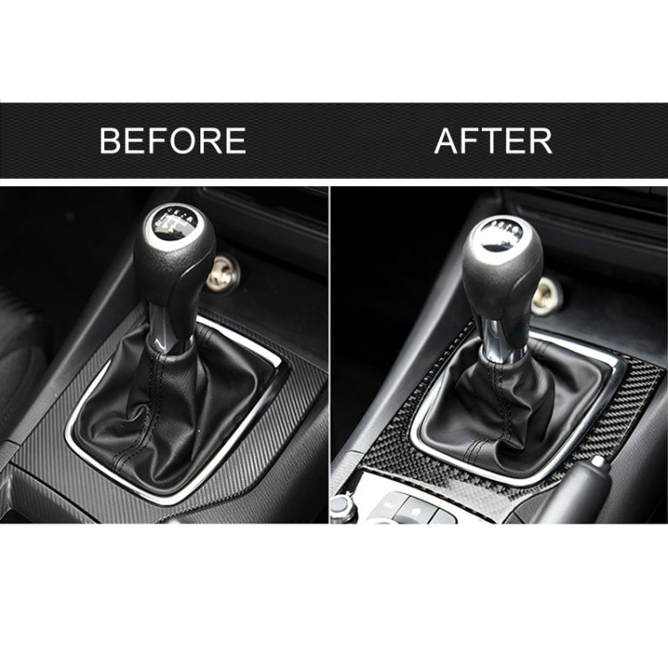 Car Carbon Fiber Right Drive Manual Gear Frame C Decorative Sticker for Mazda Axela 2017-2018 - Car Interior Mouldings by PMC TechLife | Online Shopping South Africa | PMC TechLife | Buy Now Pay Later Mobicred