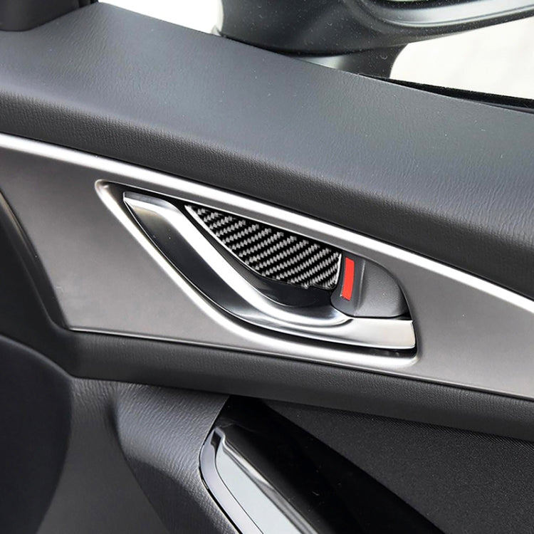 4 PCS Car Carbon Fiber Door Inner Handle Wrist Panel Decorative Sticker for Mazda Axela 2014 / 2017-2018 - Car Interior Mouldings by PMC TechLife | Online Shopping South Africa | PMC TechLife | Buy Now Pay Later Mobicred