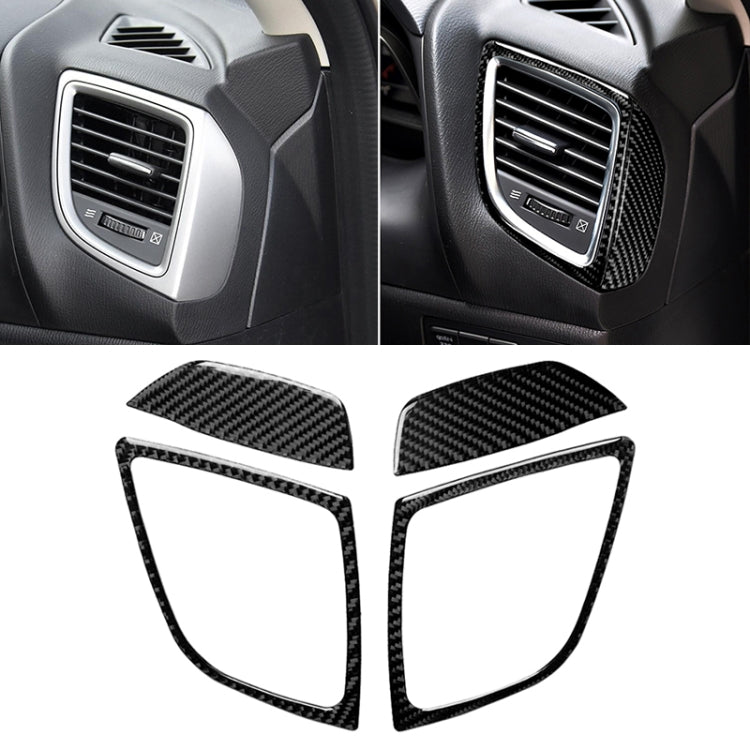 Car Carbon Fiber Right and Left Air Outlet Decorative Sticker for Mazda Axela 2014 / 2017-2018 - Car Interior Mouldings by PMC TechLife | Online Shopping South Africa | PMC TechLife | Buy Now Pay Later Mobicred