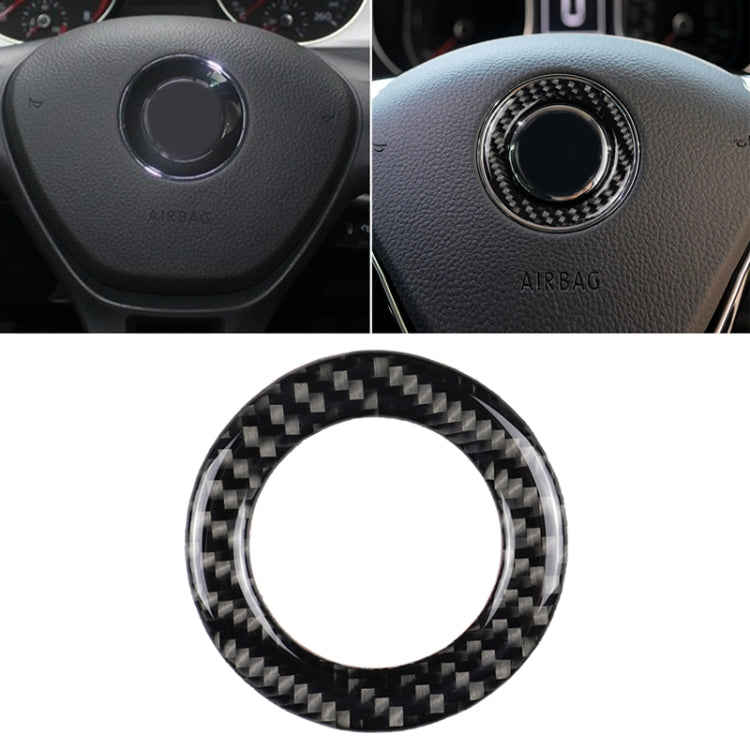 Car Carbon Fiber Steering Wheel Ring Decorative Sticker for Volkswagen - Car Interior Mouldings by PMC TechLife | Online Shopping South Africa | PMC TechLife | Buy Now Pay Later Mobicred