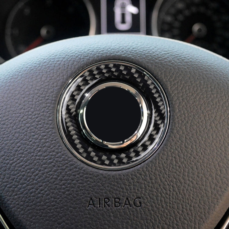 Car Carbon Fiber Steering Wheel Ring Decorative Sticker for Volkswagen - Car Interior Mouldings by PMC TechLife | Online Shopping South Africa | PMC TechLife | Buy Now Pay Later Mobicred