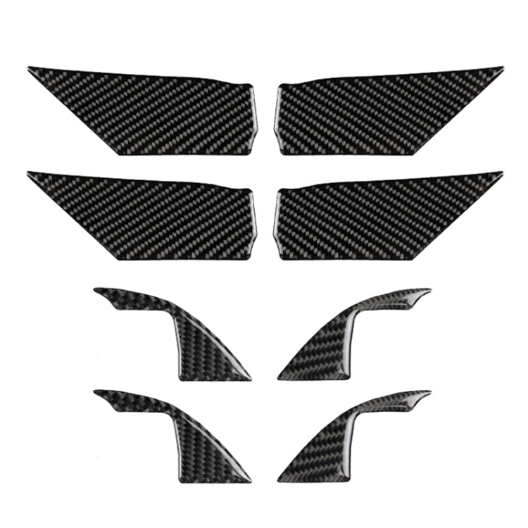 8 in 1 Car Carbon Fiber Door Inner Handle Wrist Panel Decorative Sticker for Toyota Eighth Generation Camry 2018-2019 - Car Interior Mouldings by PMC TechLife | Online Shopping South Africa | PMC TechLife | Buy Now Pay Later Mobicred