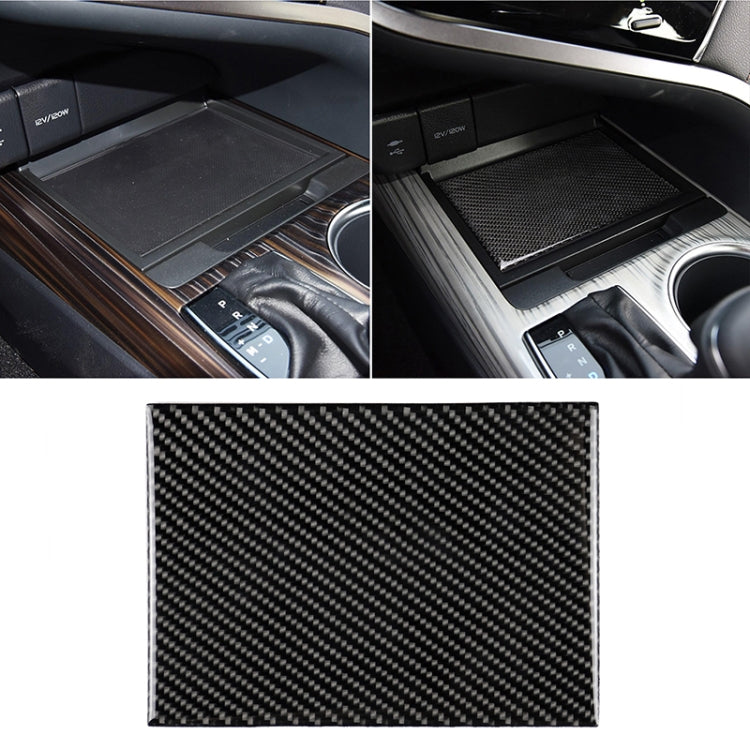 Car Carbon Fiber Storage Box Decorative Sticker for Toyota Eighth Generation Camry 2018-2019 - Car Interior Mouldings by PMC TechLife | Online Shopping South Africa | PMC TechLife | Buy Now Pay Later Mobicred