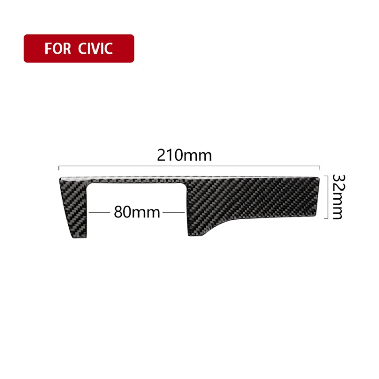 Car Carbon Fiber Headlight Switch Panel Decorative Sticker for Honda Tenth Generation Civic 2016-2019, Left Drive - free shipping - PMC TechLife - Order now!