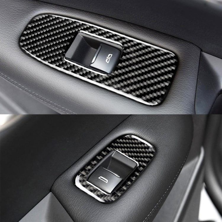 Car Carbon Fiber Door Window Lift Panel Decorative Sticker for Cadillac XT5 2016-2017 - Car Interior Mouldings by PMC TechLife | Online Shopping South Africa | PMC TechLife | Buy Now Pay Later Mobicred