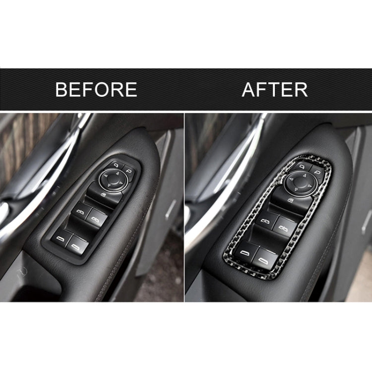 Car Carbon Fiber Door Window Lift Panel Decorative Sticker for Cadillac XT5 2016-2017 - Car Interior Mouldings by PMC TechLife | Online Shopping South Africa | PMC TechLife | Buy Now Pay Later Mobicred