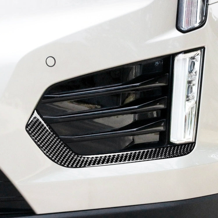 Car Carbon Fiber Front Fog Light Decorative Stripe for Cadillac XT5 2016-2017, Left Drive - Car Interior Mouldings by PMC TechLife | Online Shopping South Africa | PMC TechLife | Buy Now Pay Later Mobicred