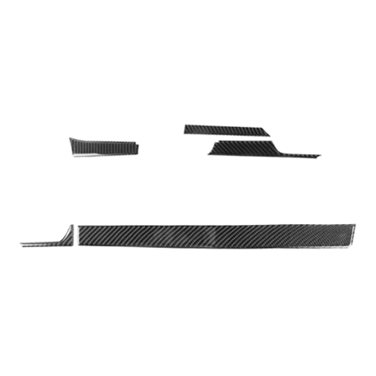 5 in 1 Car Carbon Fiber Central Console Decorative Sticker for Chevrolet Camaro 2017-2019, Left Drive - Car Interior Mouldings by PMC TechLife | Online Shopping South Africa | PMC TechLife | Buy Now Pay Later Mobicred