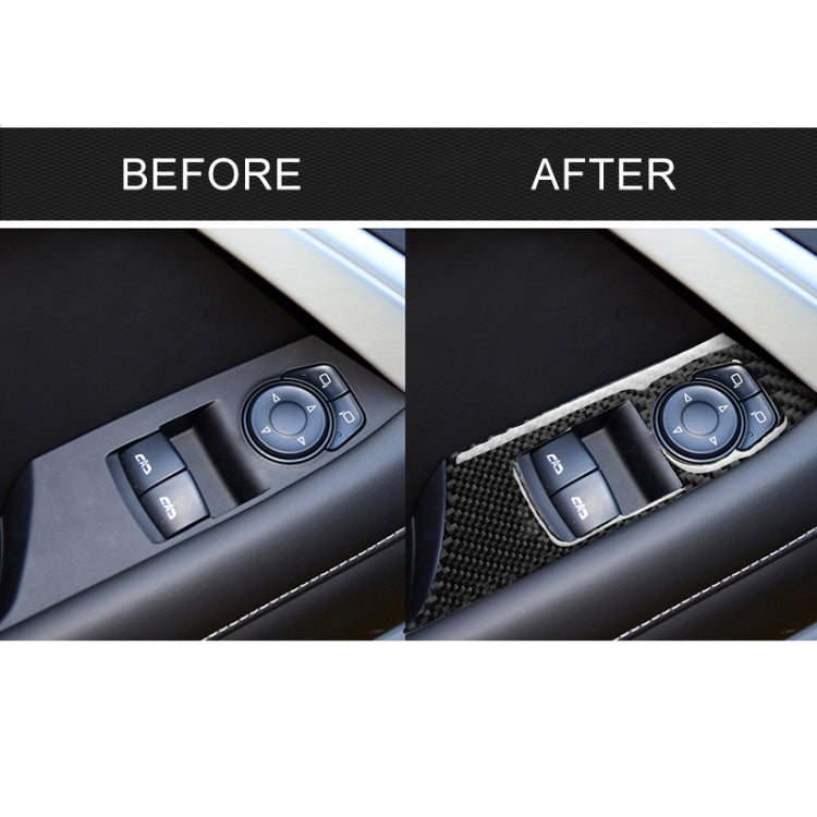 2 in 1 Car Carbon Fiber Window Lift Panel Decorative Sticker for Chevrolet Camaro 2017-2019, Left Drive - Car Interior Mouldings by PMC TechLife | Online Shopping South Africa | PMC TechLife | Buy Now Pay Later Mobicred