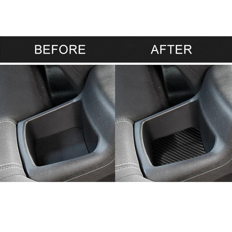 Car Carbon Fiber Rear Seat Storage Box Decorative Sticker for Chevrolet Camaro 2016 - Car Interior Mouldings by PMC Jewellery | Online Shopping South Africa | PMC Jewellery | Buy Now Pay Later Mobicred