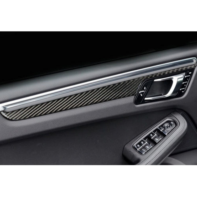 4 PCS Carbon Fiber Car Door Panel Decorative Sticker for Porsche Macan - free shipping - PMC TechLife - Order now!
