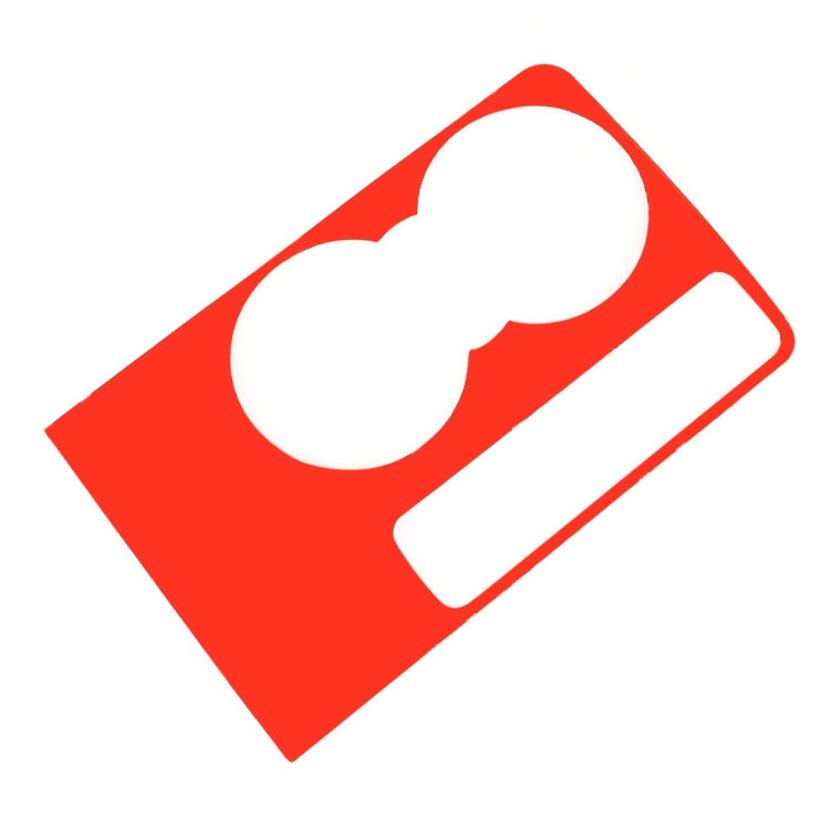 A Style Carbon Fiber Car Water Cup Decorative Sticker for Jaguar F-PACE 2016-2020 - Car Interior Mouldings by PMC TechLife | Online Shopping South Africa | PMC TechLife | Buy Now Pay Later Mobicred