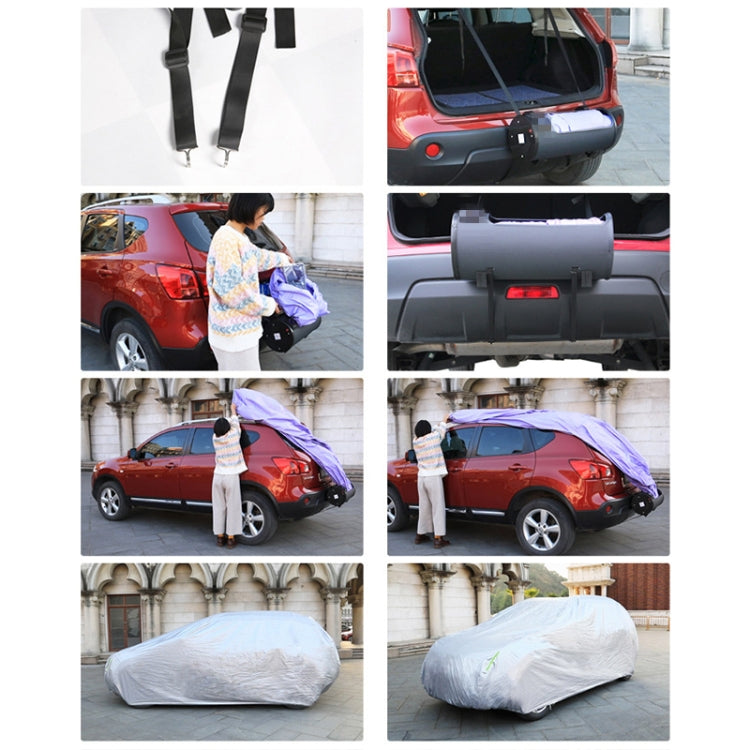 Sunscreen Insulated Rainproof Intelligent Automatic Remote Control Car Cover (Red) - PE Material by PMC TechLife | Online Shopping South Africa | PMC TechLife | Buy Now Pay Later Mobicred
