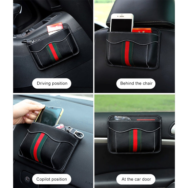 Paste Car Storage Bag Car Seat Quilting Storage Bag Instrument Panel Hanging Bag (Black) - Stowing Tidying by PMC TechLife | Online Shopping South Africa | PMC TechLife | Buy Now Pay Later Mobicred