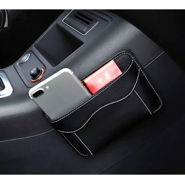 Paste Car Storage Bag Car Seat Quilting Storage Bag Instrument Panel Hanging Bag (Black) - Stowing Tidying by PMC TechLife | Online Shopping South Africa | PMC TechLife | Buy Now Pay Later Mobicred