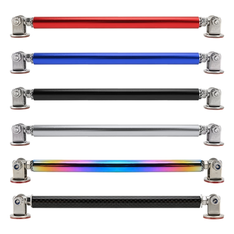 2 PCS Car Modification Adhesive Surrounded Rod Lever Front and Rear Bars Fixed Front Lip Back Shovel, Length: 20cm(Black) - Trunk & Bumper Accessories by PMC TechLife | Online Shopping South Africa | PMC TechLife | Buy Now Pay Later Mobicred