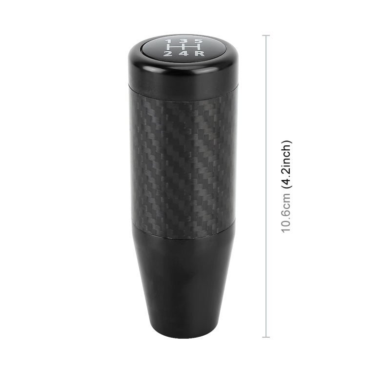Universal Car Carbon Fiber Pattern Gear Head Gear Shift Knob (Black) - Shift Knob by PMC TechLife | Online Shopping South Africa | PMC TechLife | Buy Now Pay Later Mobicred
