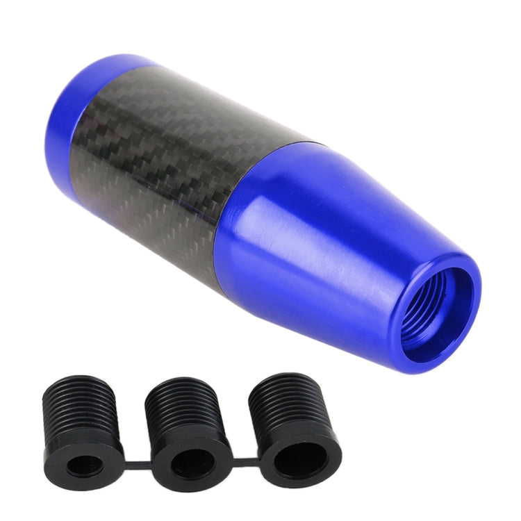 Universal Car Carbon Fiber Pattern Gear Head Gear Shift Knob (Blue) - Shift Knob by PMC TechLife | Online Shopping South Africa | PMC TechLife | Buy Now Pay Later Mobicred