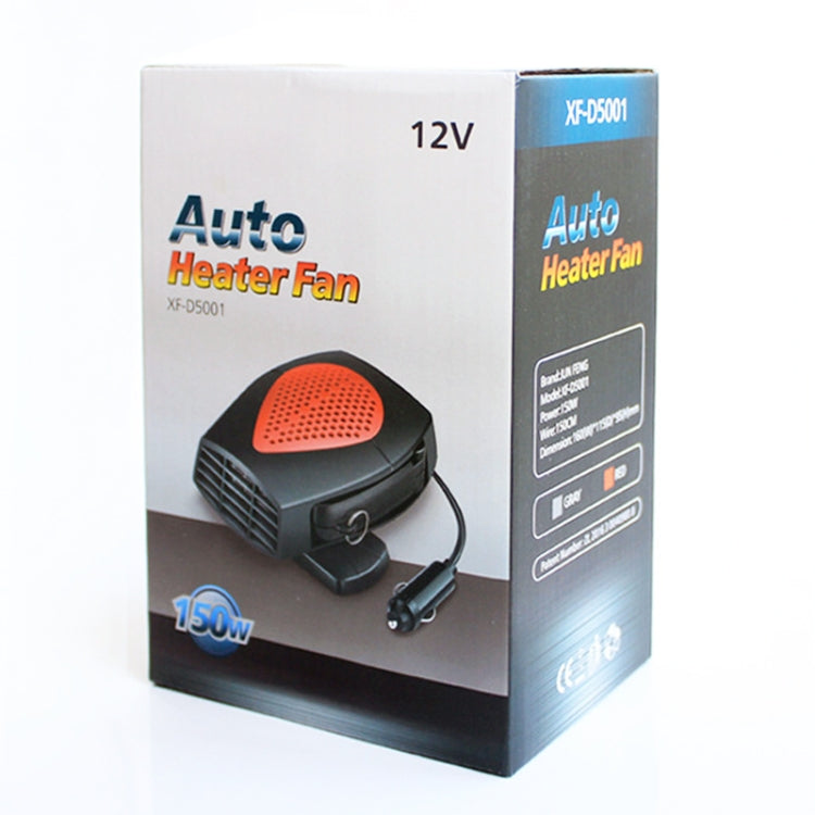 Car Portable Heater Hot Cool Fan Windscreen Window Demister Defroster DC 24V (Red) - Heating & Fans by PMC TechLife | Online Shopping South Africa | PMC TechLife | Buy Now Pay Later Mobicred